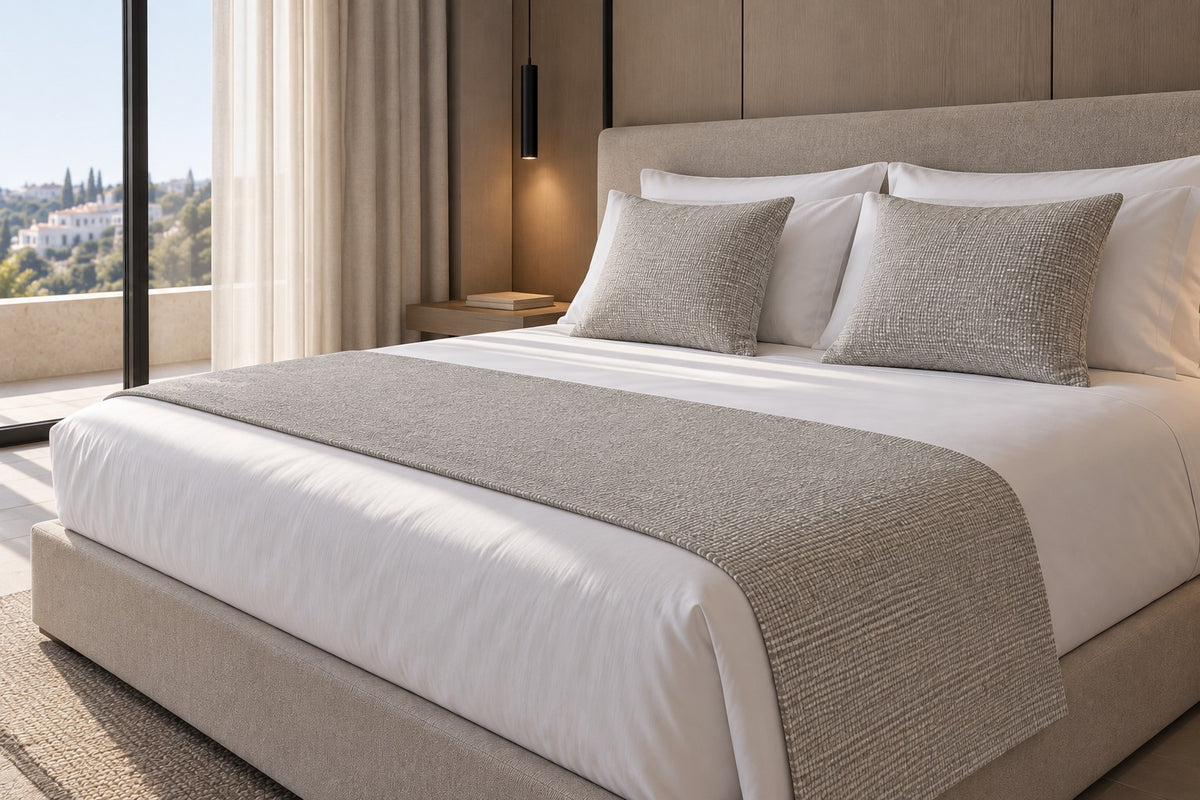 STOLA/RUNNER DA LETTO WATER REPELLENT ART. TIBERINO