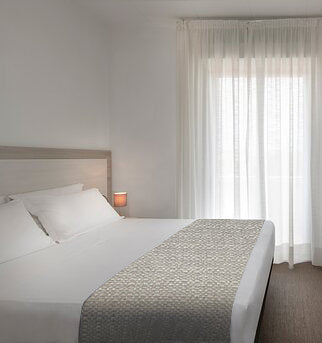 SET IGNIFUGO STOLA/RUNNER DA LETTO + FEDERE ART. PERSEO 55 - Domakalè