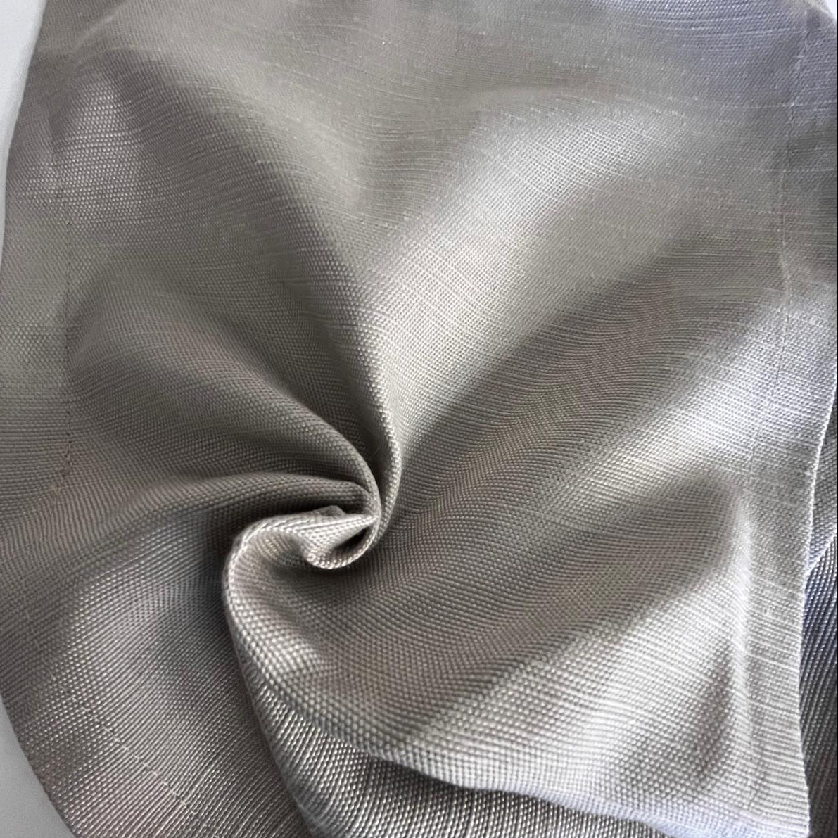 DOVE GREY SATIN NAPKIN