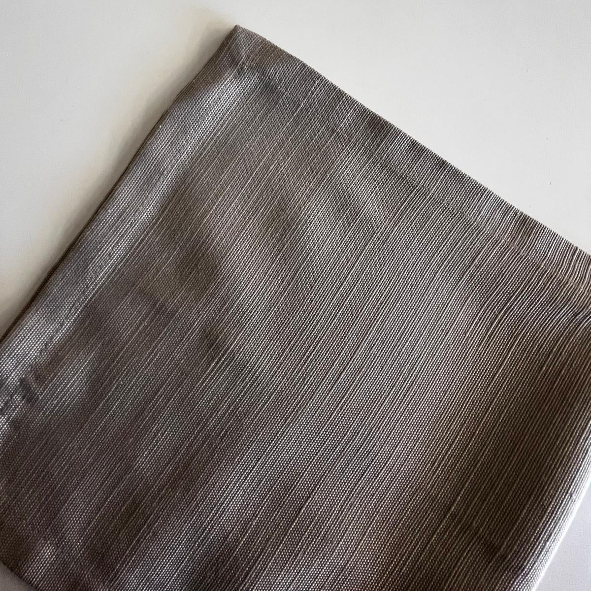 DOVE GREY SATIN NAPKIN