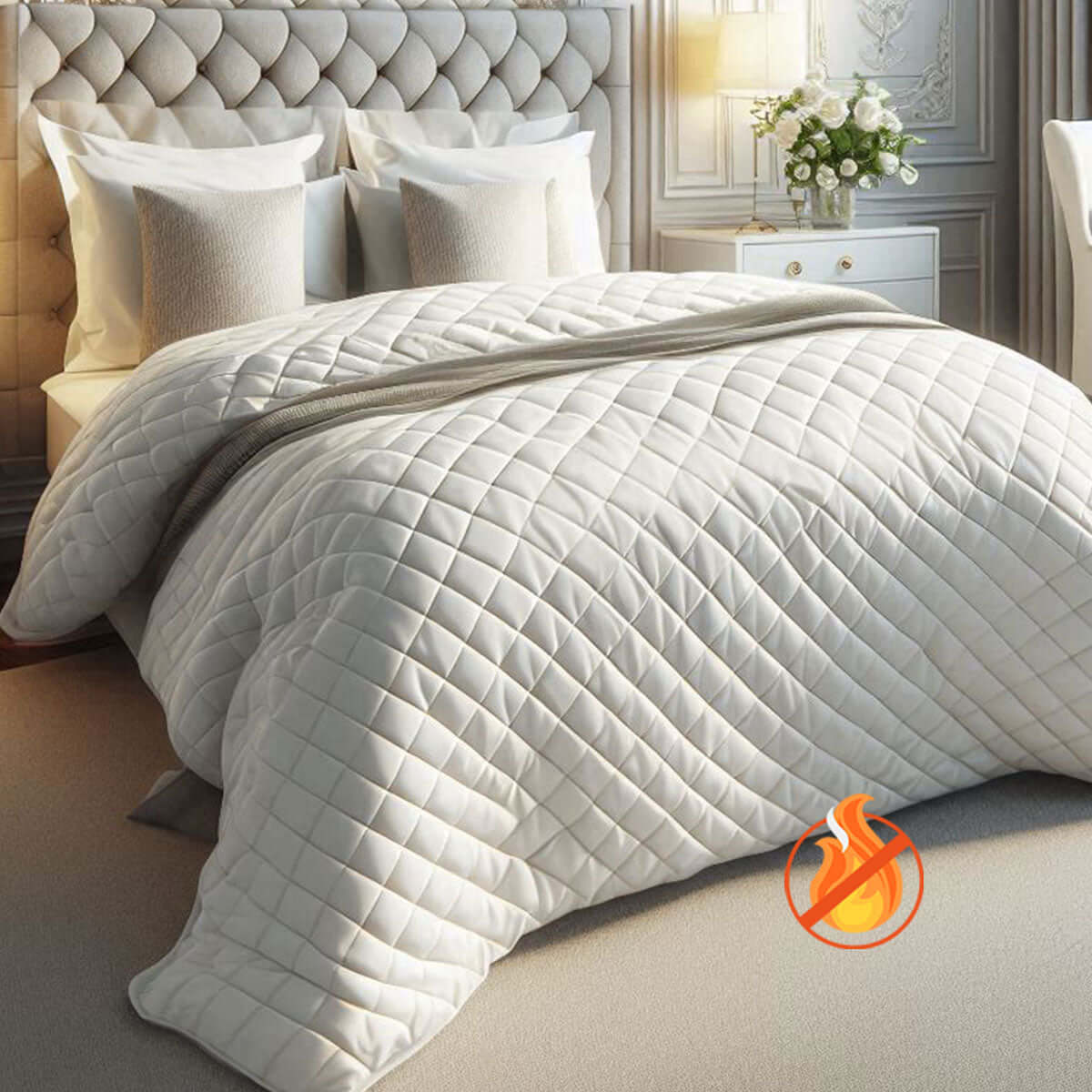 PIUMINI IGNIFUGHI PER HOTEL Sicurezza e Comfort Domakalè