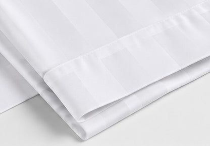 LINEA RIGHE, DUVET COVER AND PILLOWCASES IN 3cm SATIN