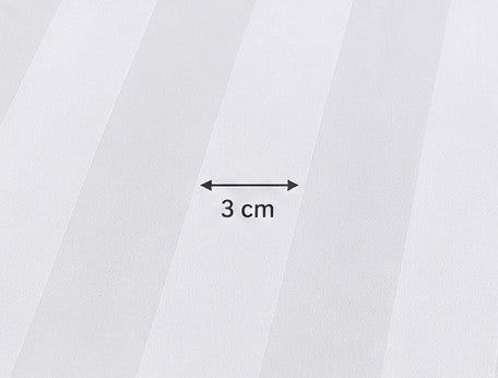 LINEA RIGHE, DUVET COVER AND PILLOWCASES IN 3cm SATIN