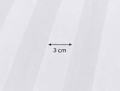 LINEA RIGHE, DUVET COVER AND PILLOWCASES IN 3cm SATIN