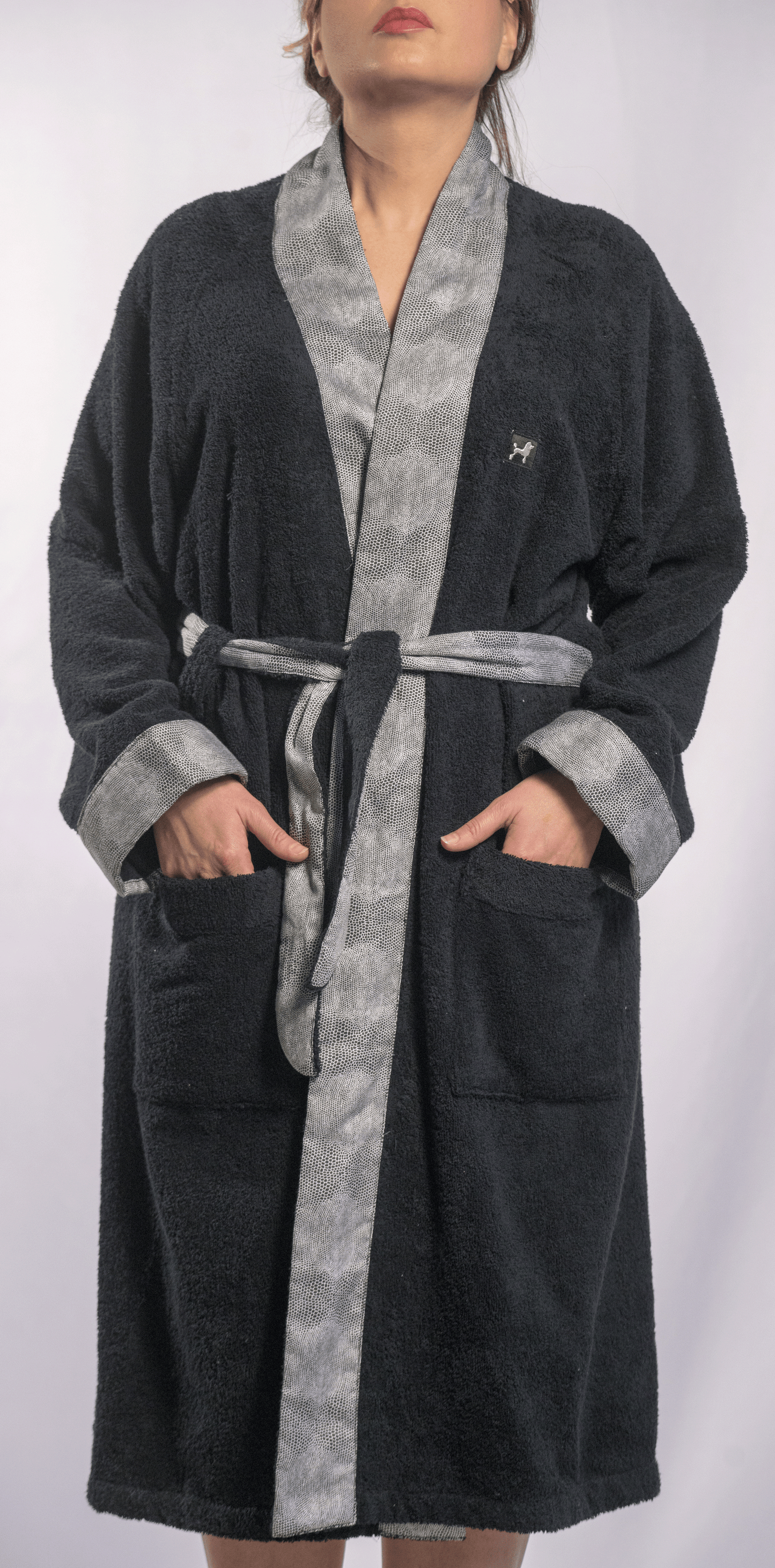 JACQUARD HOTEL BATHROBE, ART. PERLA