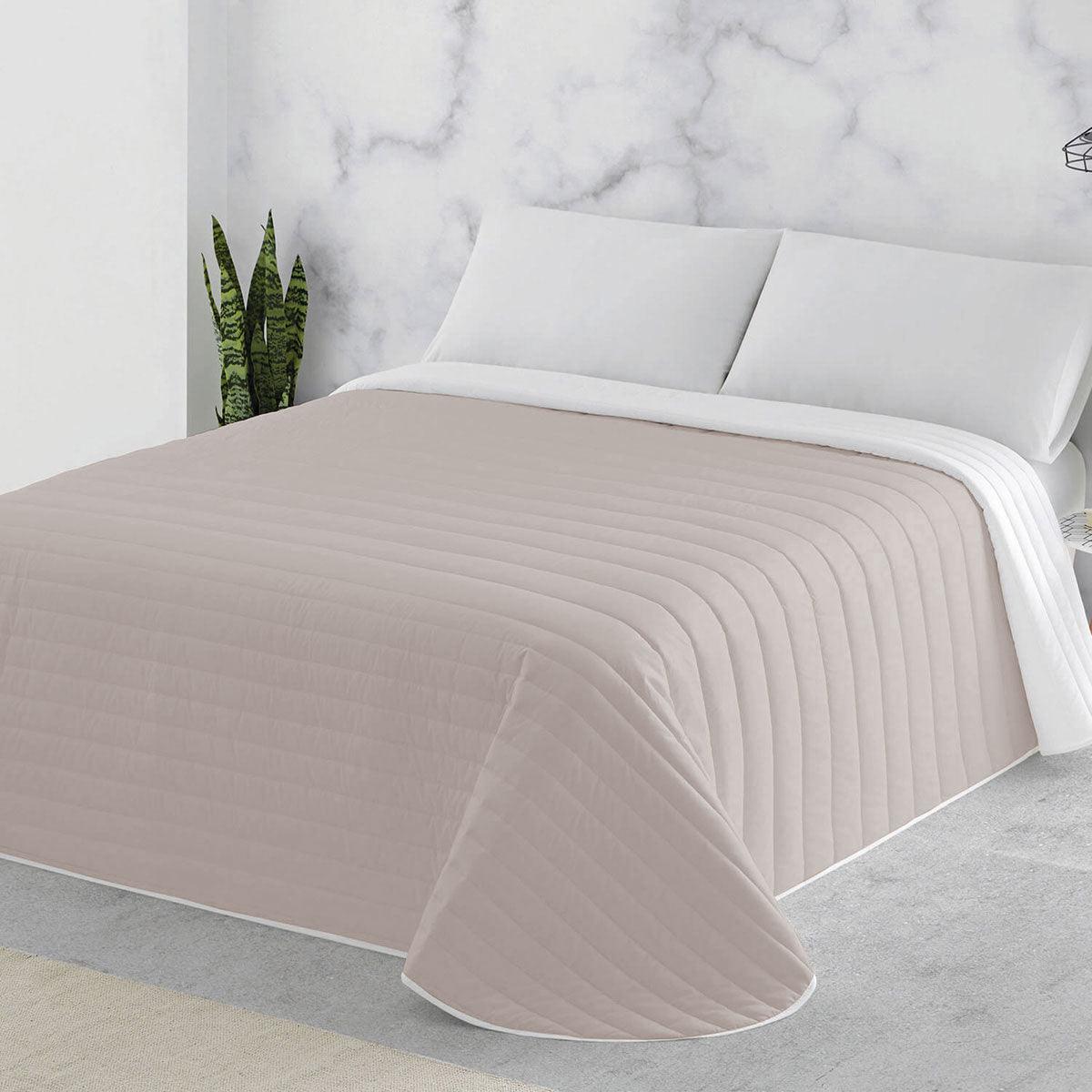Set Biancheria Da Letto Queen Size Bohémien 3 Pezzi – Copripiumino Righe Leggero (244x229 Cm + Federe)